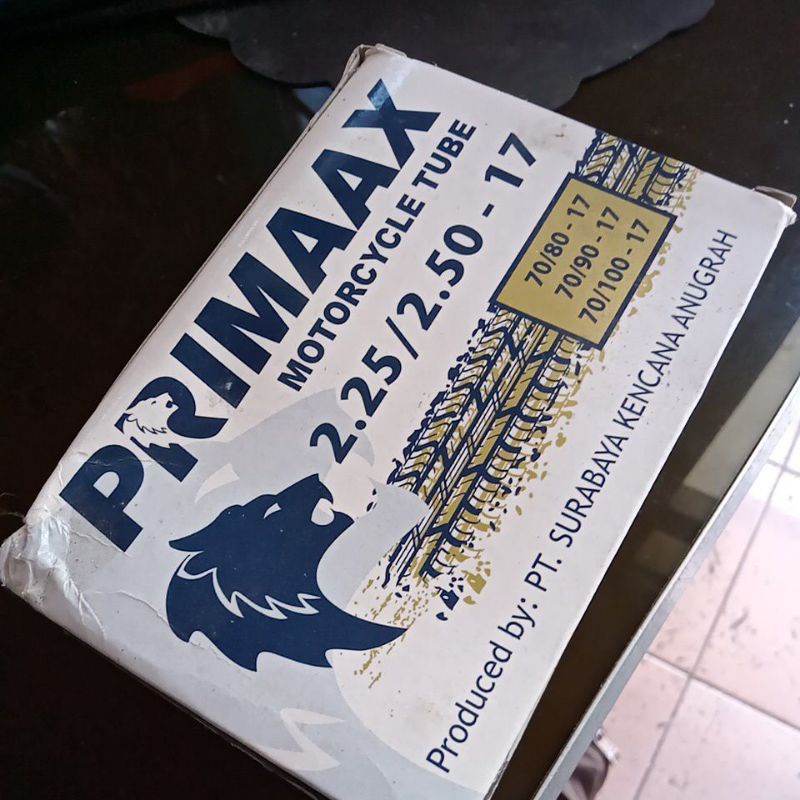 BAN DALAM PRIMAAX PRIMAX 225/250 RING 17 70/80 70/90 70/100