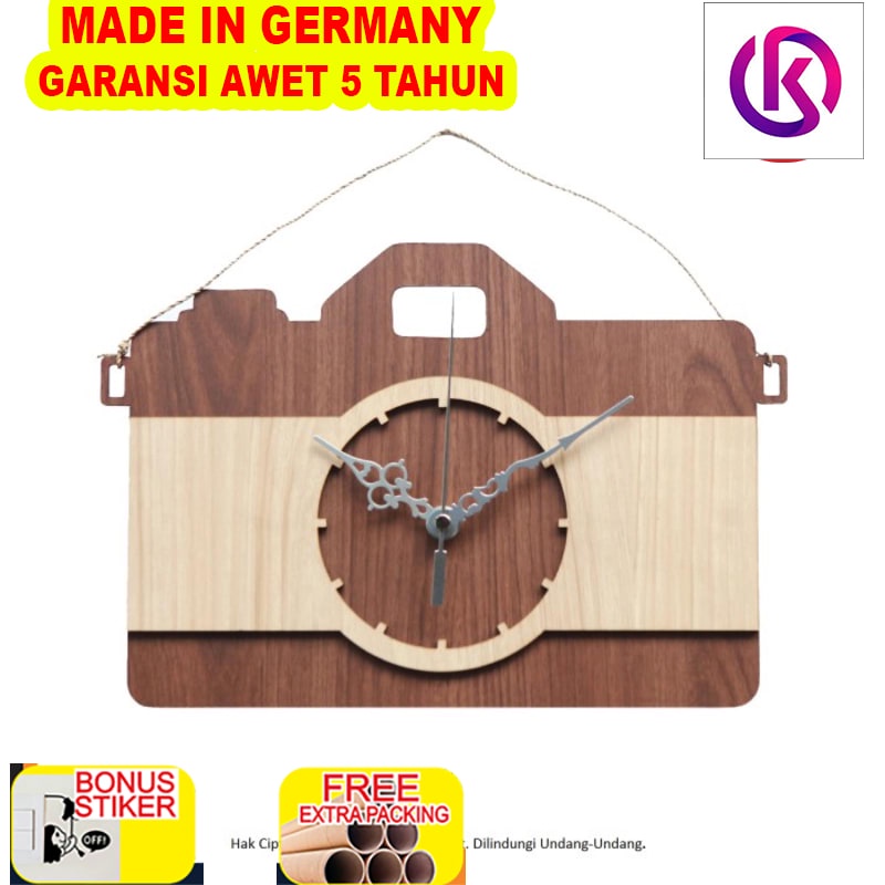 

Terlaris Jam Dinding Unik Artistik - Camera Wall Clock