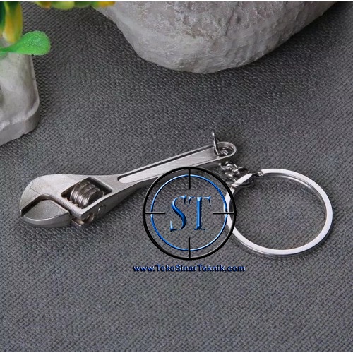 Key chain - Gantungan Kunci Inggris Keychain Mainan Wrench Alat Tukang Kado Hobi Mini Unik Bahan Logam