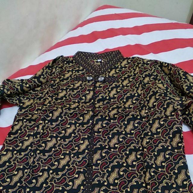 Jumbo Shinta / Atasan Pria Big Size Jumbo Xl Ld 110 / Atasan Batik Wanita Fitri Batik Asifa Fashion