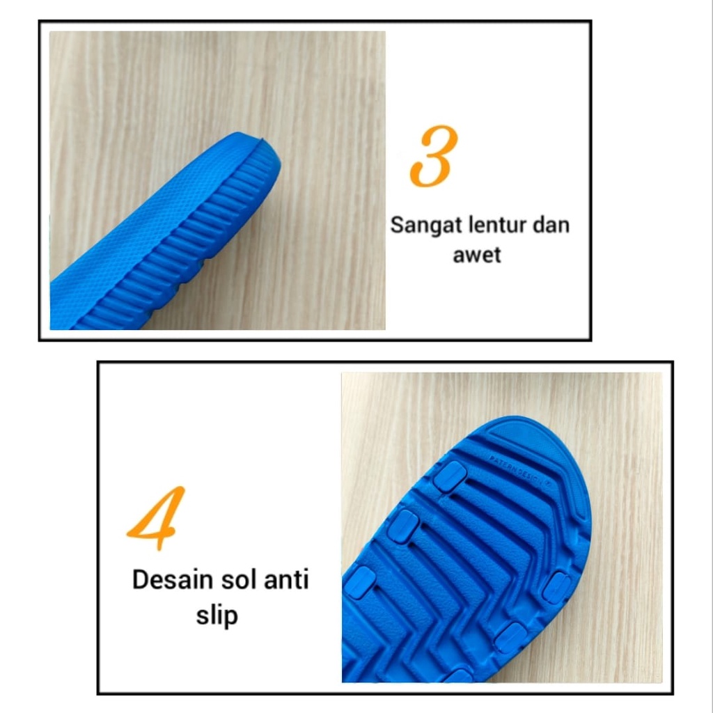 gof NEW ERA MB E 11141 Sandal Selop Karet Pria Dewasa Anti Slip Original