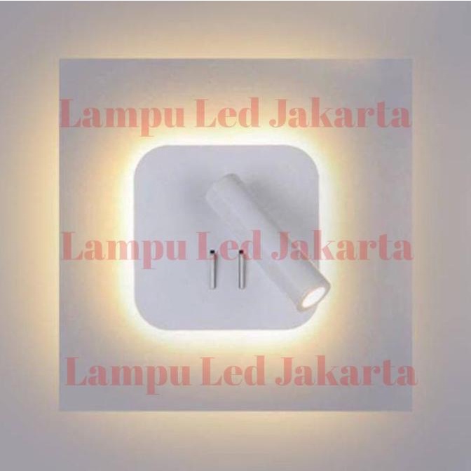 Lampu dinding kamar tidur hotel 6watt. Lampu baca dinding hotel 6w ready