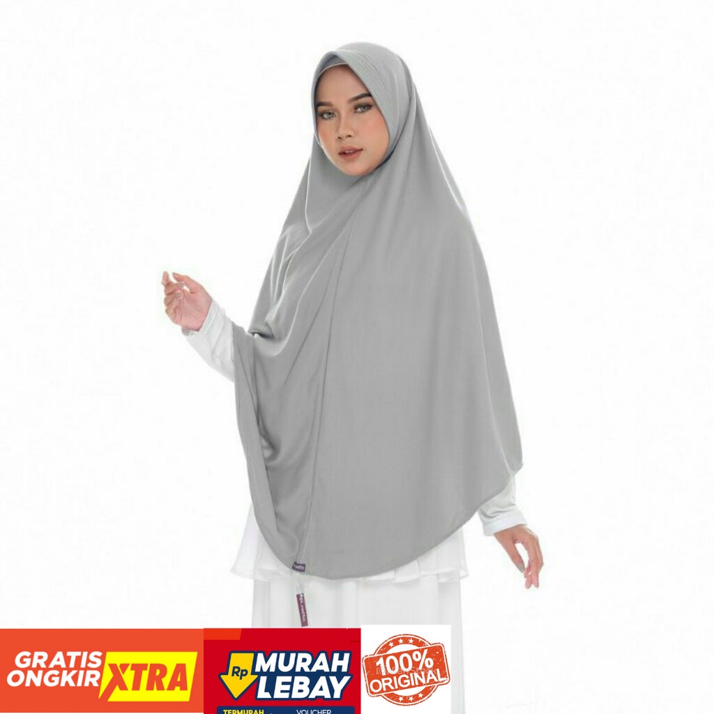 Elzatta Hijab instan Kerudung bergo jumbo jilbab syar'i hijab instant kaos elzatta 2XL