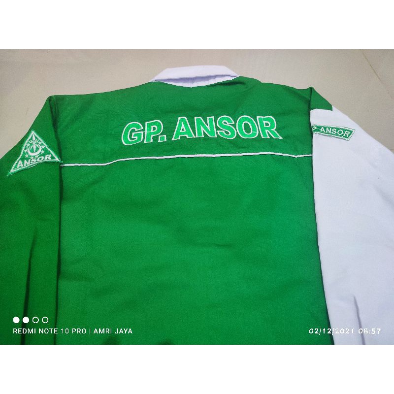 BAJU ANSOR / GP.ANSOR / GERAKAN PEMUDA ANSOR ( AMRY JAYA SURABAYA )