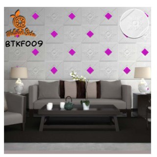 WALLPAPER 3D FOAM MOTIF BATIK BRICKFOAM 70CMX70CM WALLSTICKER