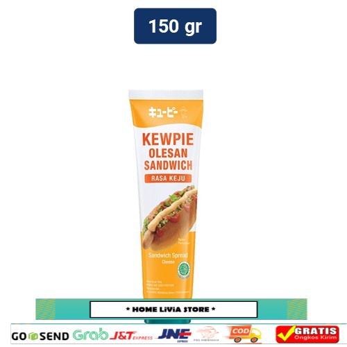 

Kewpie Olesan Sandwich Keju 150gr