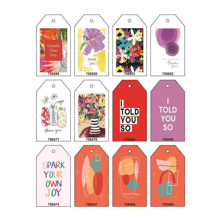 

Gift Tag / Hang Tag / Kartu Mini / Label Tag - Seri J