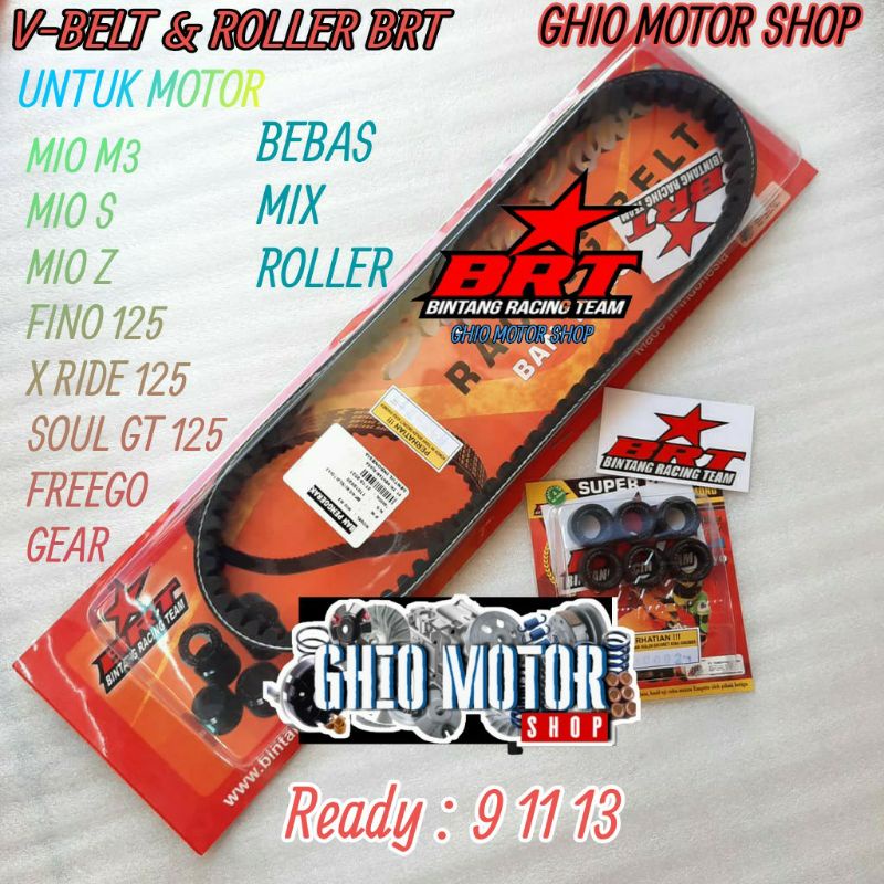 V Belt Vanbelt &amp; Roller BRT 2PH Mio M3 Mio S Mio Z Xride Soul Gt Fino fi Mio Free Go Mio Soul Gt 125