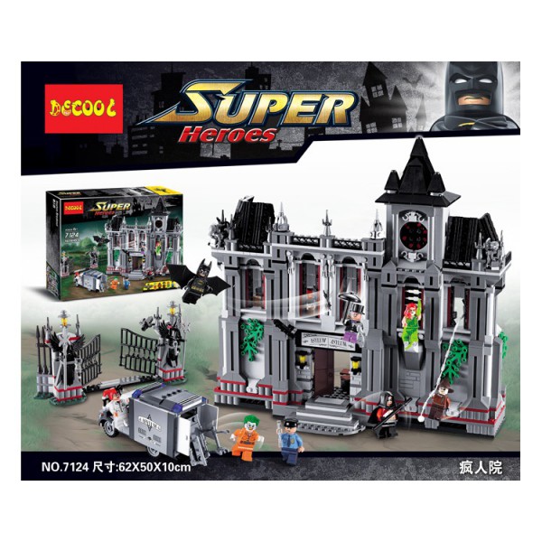 BS-180 Arkham Asylum Breakout - Decool 7124 - Super Heroes