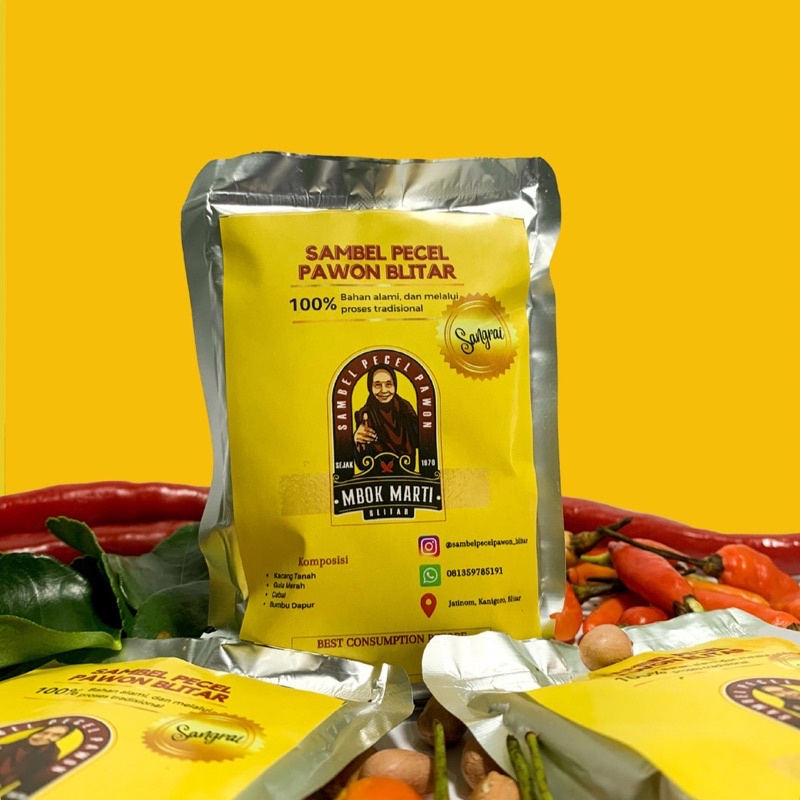 

Sambel Pecel Pawon Blitar 250 g (Sangrai)