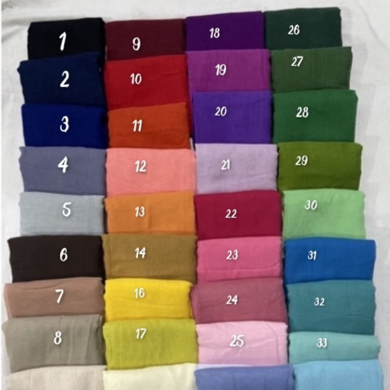 HIJAB SEGI EMPAT PARIS PREMIUM,PARIS POLOS KW2,SEGI EMPAT PARIS ORIGINAL