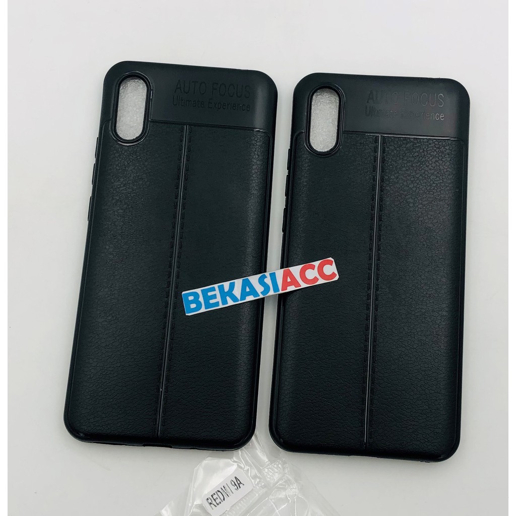 SILIKON XIAOMI REDMI 9A AUTO FOCUS / CASE REDMI 9A MOTIF KULIT