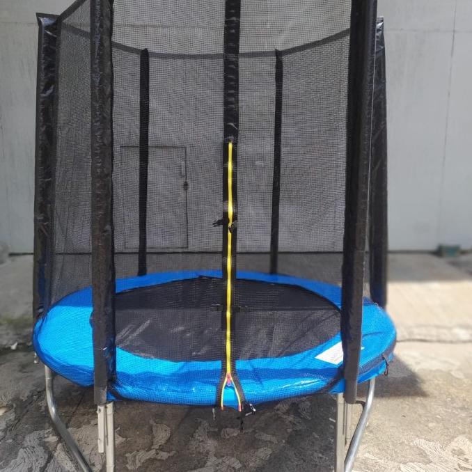 Trampolin Anak Besar + Pagar Jaring Diameter 170 Cm