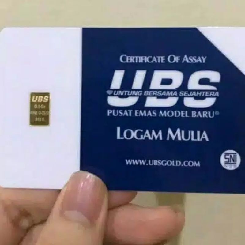 Logam Mulia 0,5 gram UBS