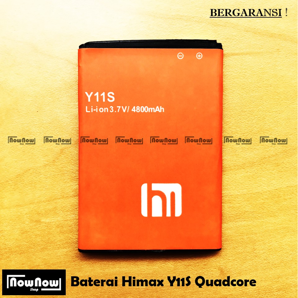 Baterai Himax Y11S Quadcore Original Double Power Batre Batrai Battery HP Quad Core