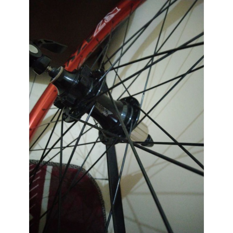 Wheelset Raze R7 + Freehub Raze Pro baru + Ruji Shimano