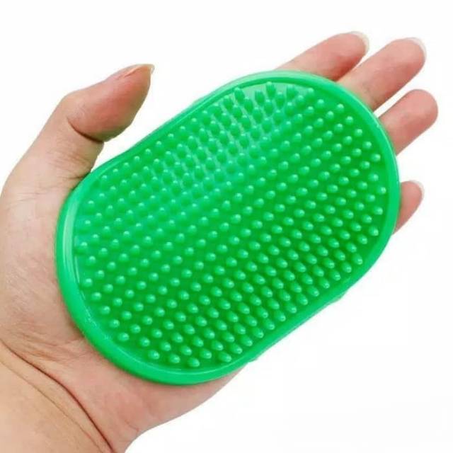 Pet Grooming Brush &quot;BRUSH OVAL&quot; Sikat Karet Hewan