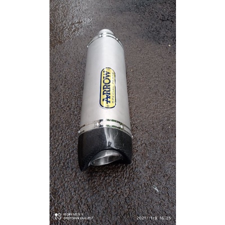 knalpot arrow karbon kevlar. knalpot R25. ninja 250 fi. cbr 250 rr. MT 25