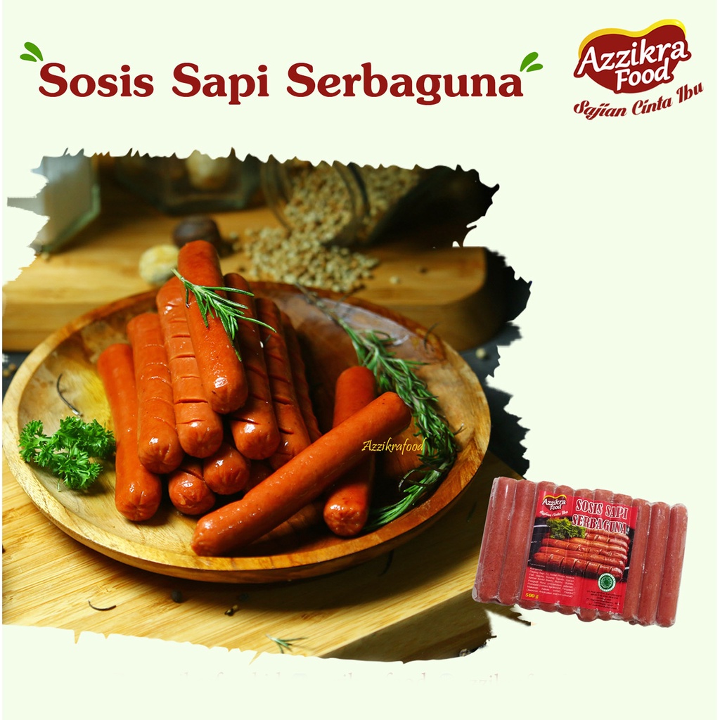 

Naba Fresh Sosis Sapi Serbaguna 500gr (isi 20pcs)