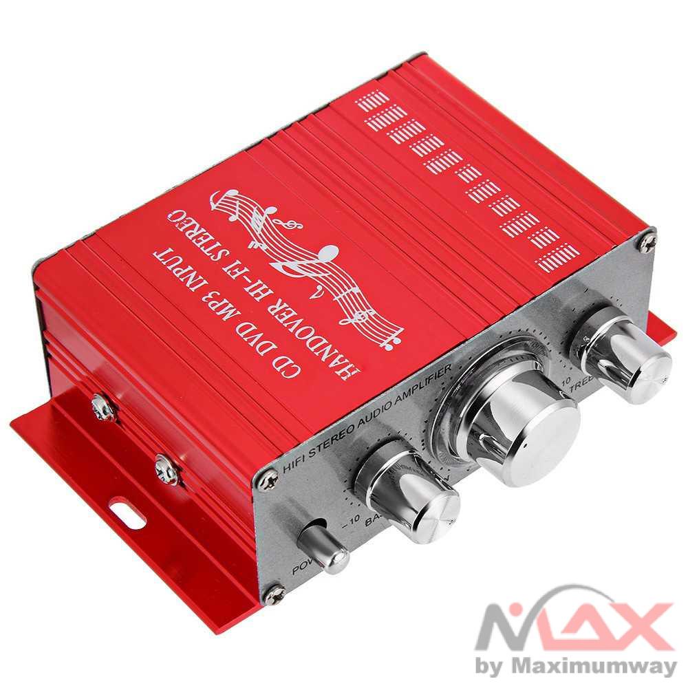 HIGH QUALITY - 100% ORI Power Ampli Amplifier Mini HiFi Stereo Power Amplifier Treble Bass Booster Hi-Fi Stereo Amplifier Speaker 2 channel 20W - HY-2001