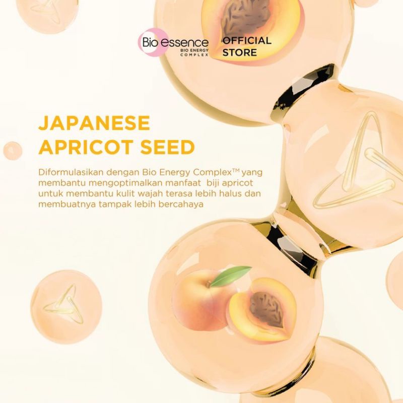 Bioessence Bio-Treasure Japanese Apricot Seed Smoothing Face Scrub wajah 150gr