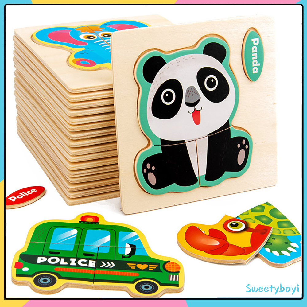 Sweetybayimainan puzzle kayu anak / jigsaw puzzle /wooden toys