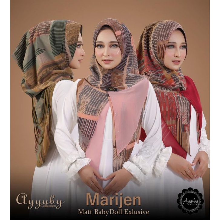 Jilbab Hoodie Marijen Motif 066 Ori Ayyuby