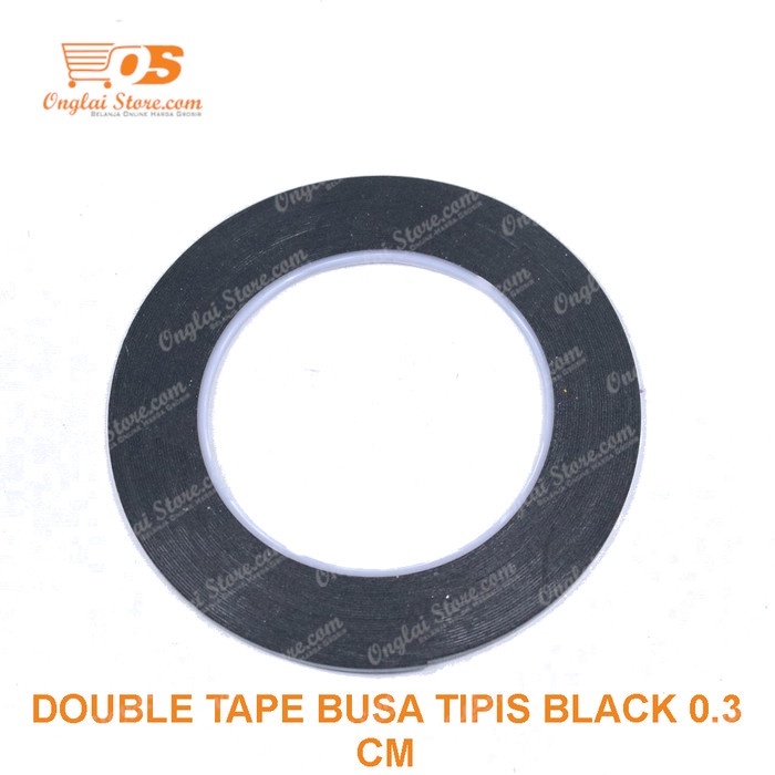 

Unik Double Tape Busa Tipis Black 0.3 Cm Bergaransi