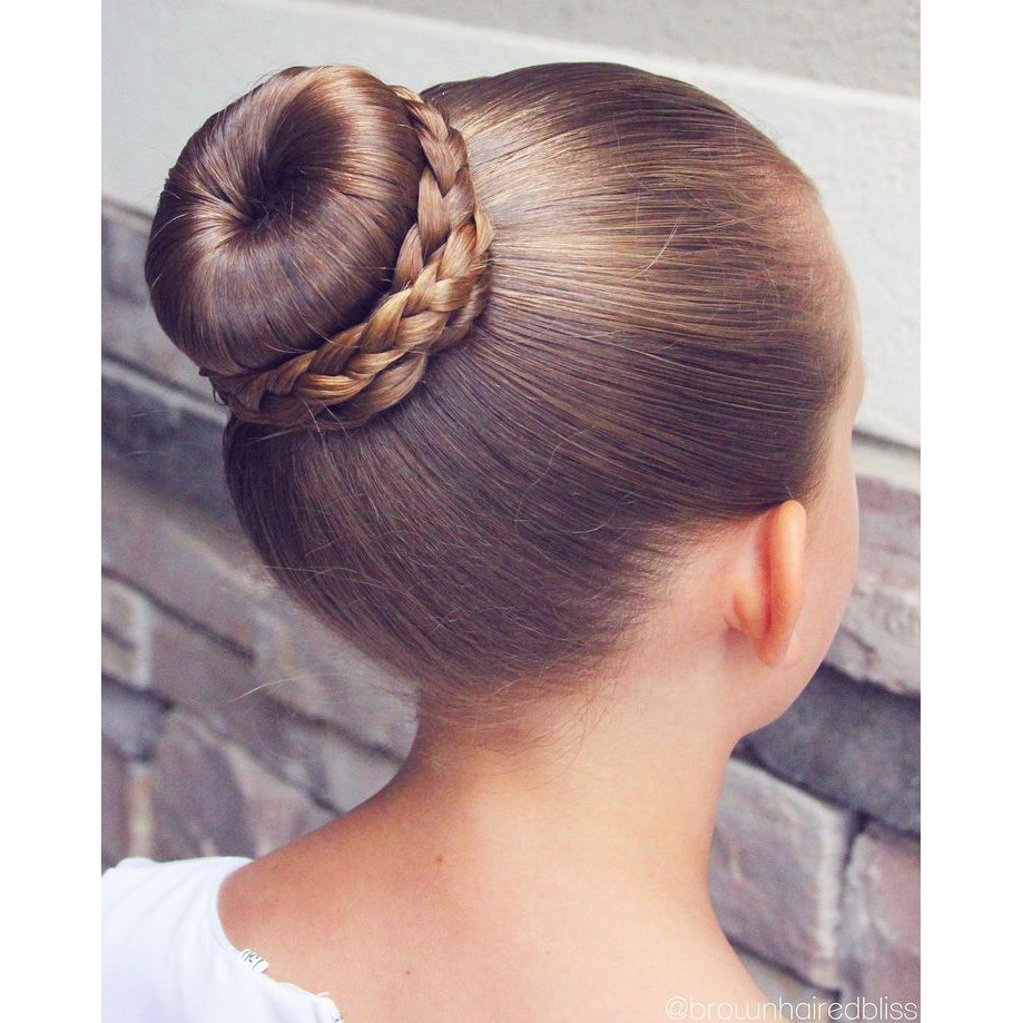 Hair bun Donut|| Ikat Rambut Kain Jaring Bentuk Donut untuk Membuat Sanggul