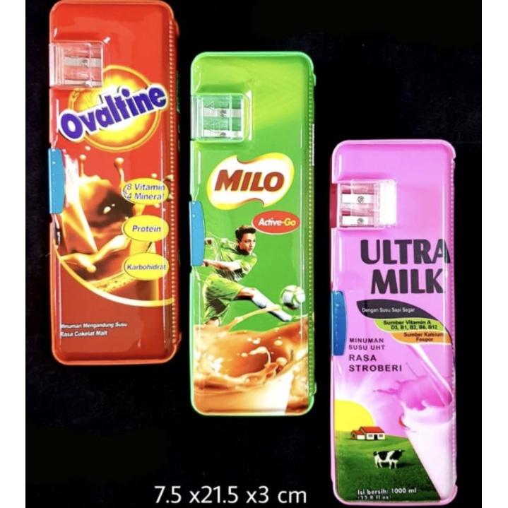 kotak pensil MAGNET MAKANAN MINUMAN/PENCIL CASE-2
