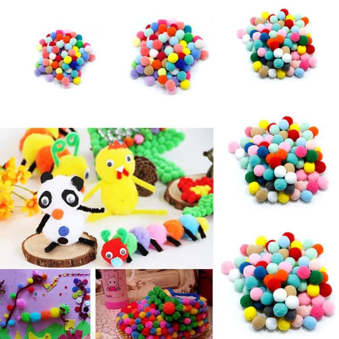 Mini Pom Poms 20mm (10ps)