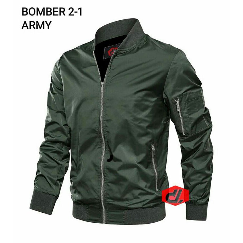 JAKET BOMBER PRIA DEWASA JAKET BISA BOLAK BALIK