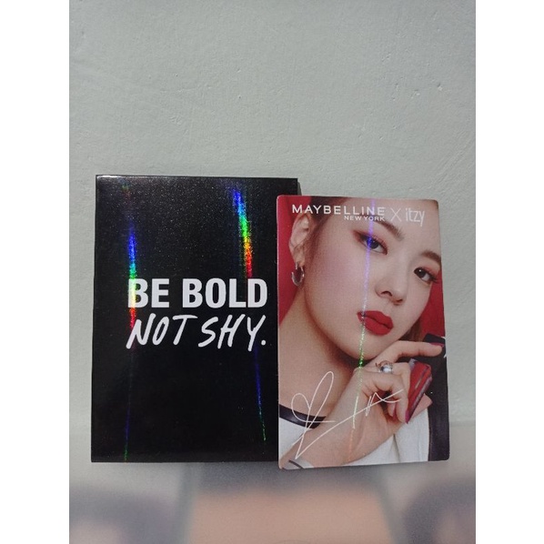 Lia ITZY Maybelline Photocard PC