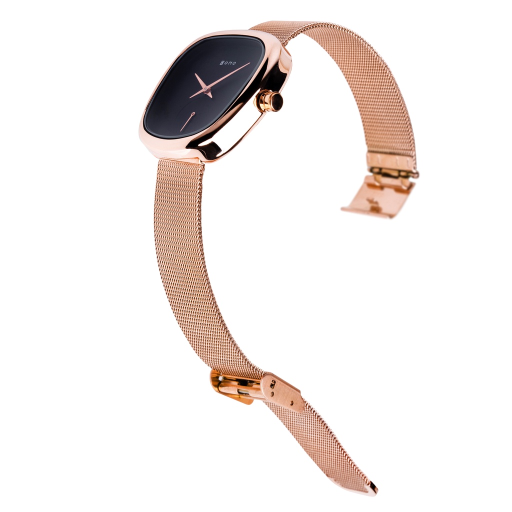 Bono - Siena Milanese Dark Rose Gold - Jam Tangan Wanita