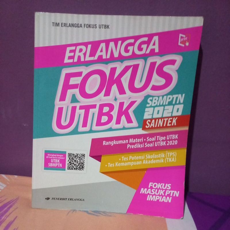 

Fokus UTBK SAINTEK 2020 Erlanga