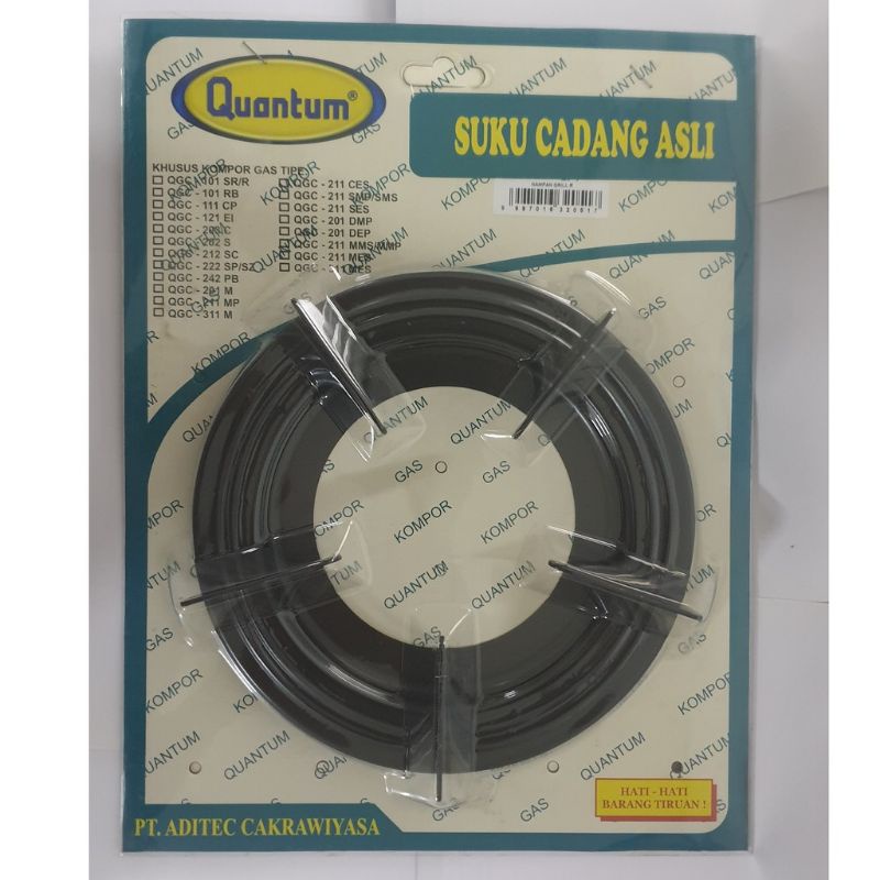 Tatakan kompor Quantum ori - Dudukan kompor Gas quantum Ori