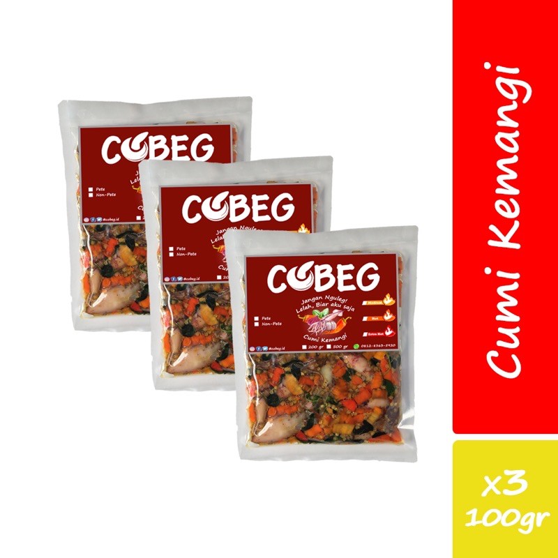 

Triple Packs Cumi Kemangi 100gr (Berat Bersih)