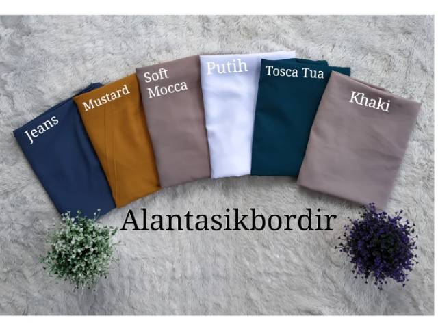 Alantasik - jilbab Soft Pet antem wolfis XL Sophia / soft pad khimar jumbo syari softpet R.15