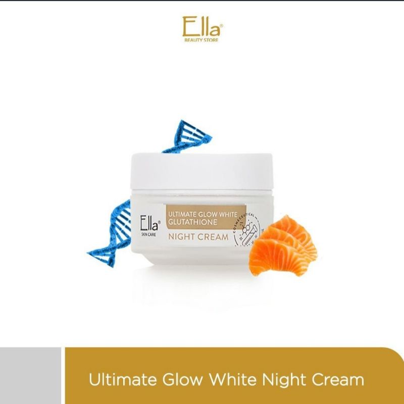 ultimate glow ella / cream siang malam ella ultimate / serum ella glow ultimate