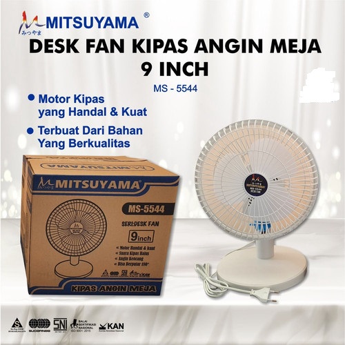 Kipas Angin Meja Mitsuyama MS5544 9 Inch