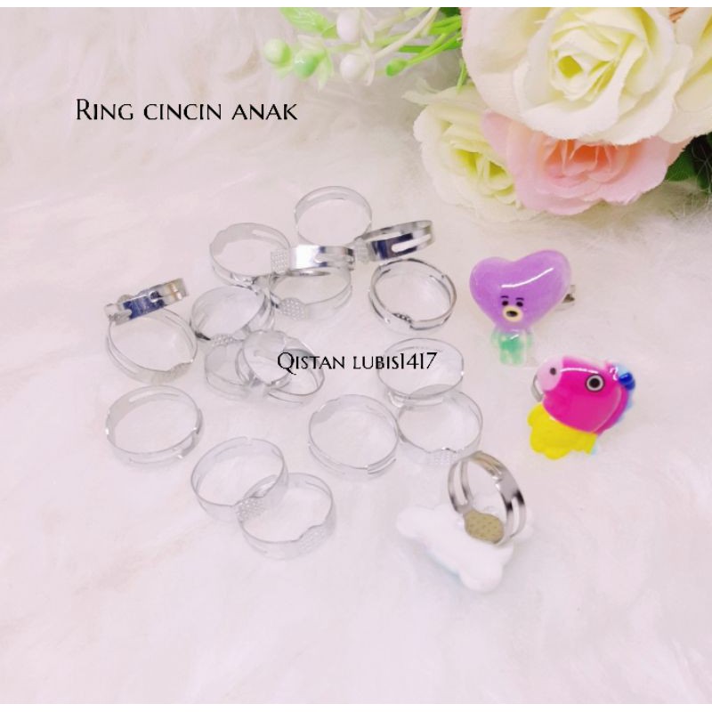 ring gelang uk anak silver