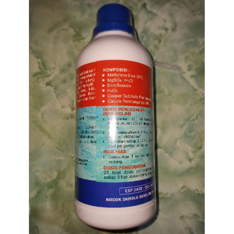 RED BLUEDOX 500 ml RED BLUE DOX 500 ml FIRST HAND OBAT HEWAN OBAT JAMUR KUTU LUKA IKAN murah