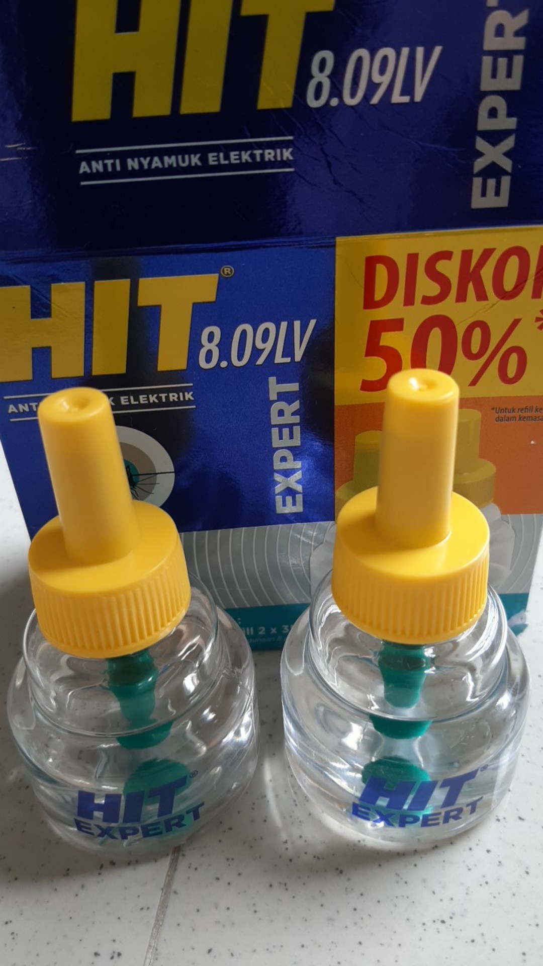 Hit Reffil Expert Isi 2 Pengusir Nyamuk Elektrik Wangi Fresh