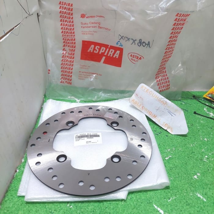 Piringan Rem Cakram Disk Belakang - Tiger CB150 CBR 150 New Megapro FI Asli Aspira H2-43251-KCJ-1100