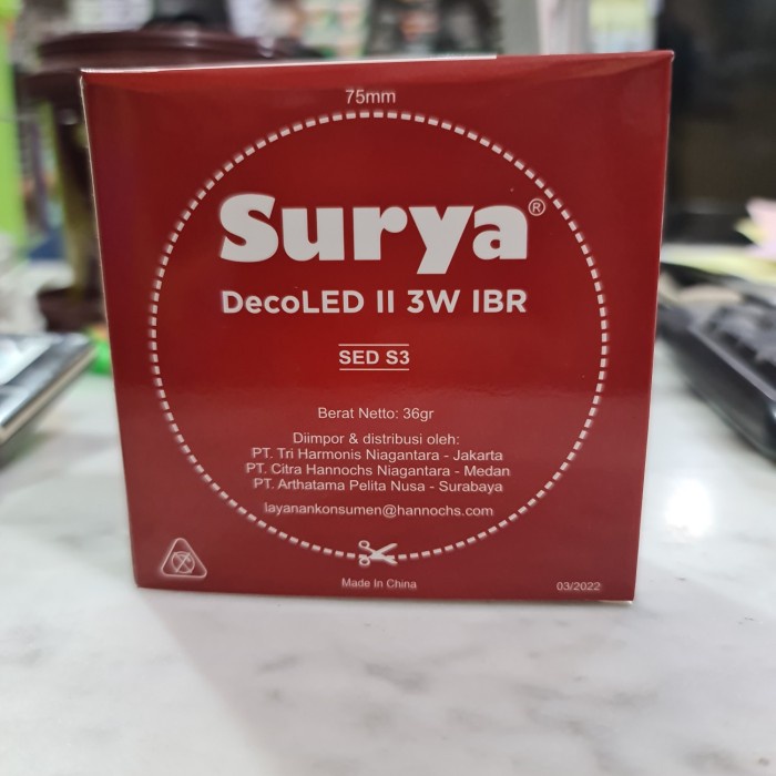 Led Panel Surya IBR 3W / Downlight LED surya ibr 3watt