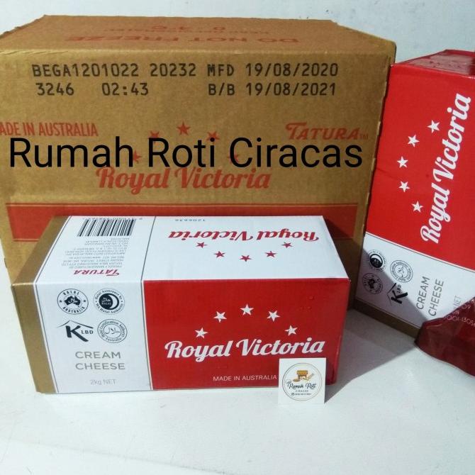 

(BISA COD) CREAM CHEESE TATURA ROYAL VICTORIA 2KG NEUFCHATEL CHEESE 2 KG KEJU SALE Kode 703