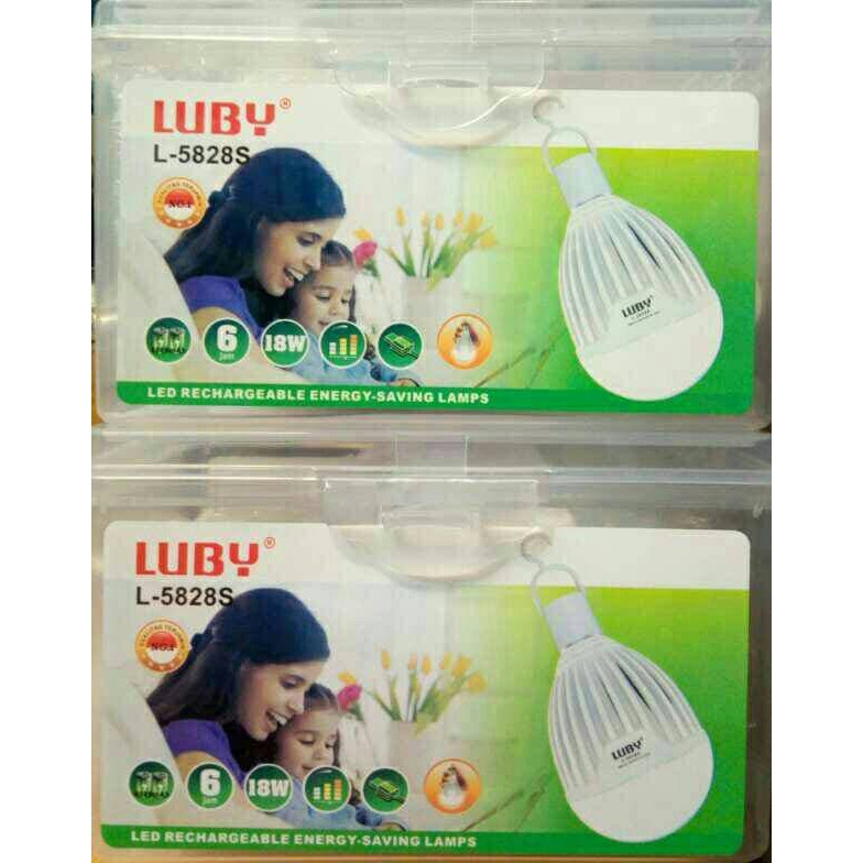 Lampu Emergency LED Luby 18W  L 5828S    Powerbank Charger Handphone