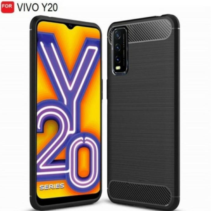 CASE CARBON SOFT CASE VIVO Y20 / Y20I