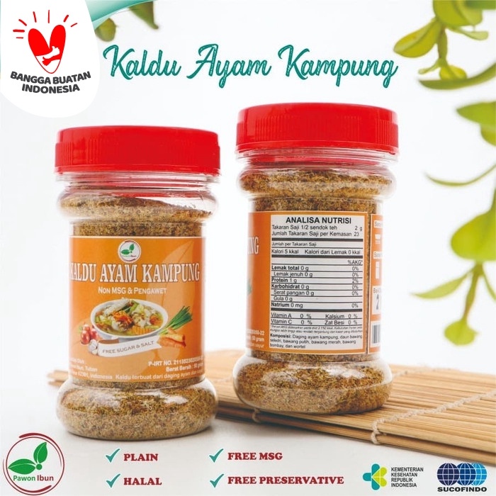 

NEW Kaldu Ayam Kampung (Bubuk) Kaldu Bayi Mpasi Pawon Ibun