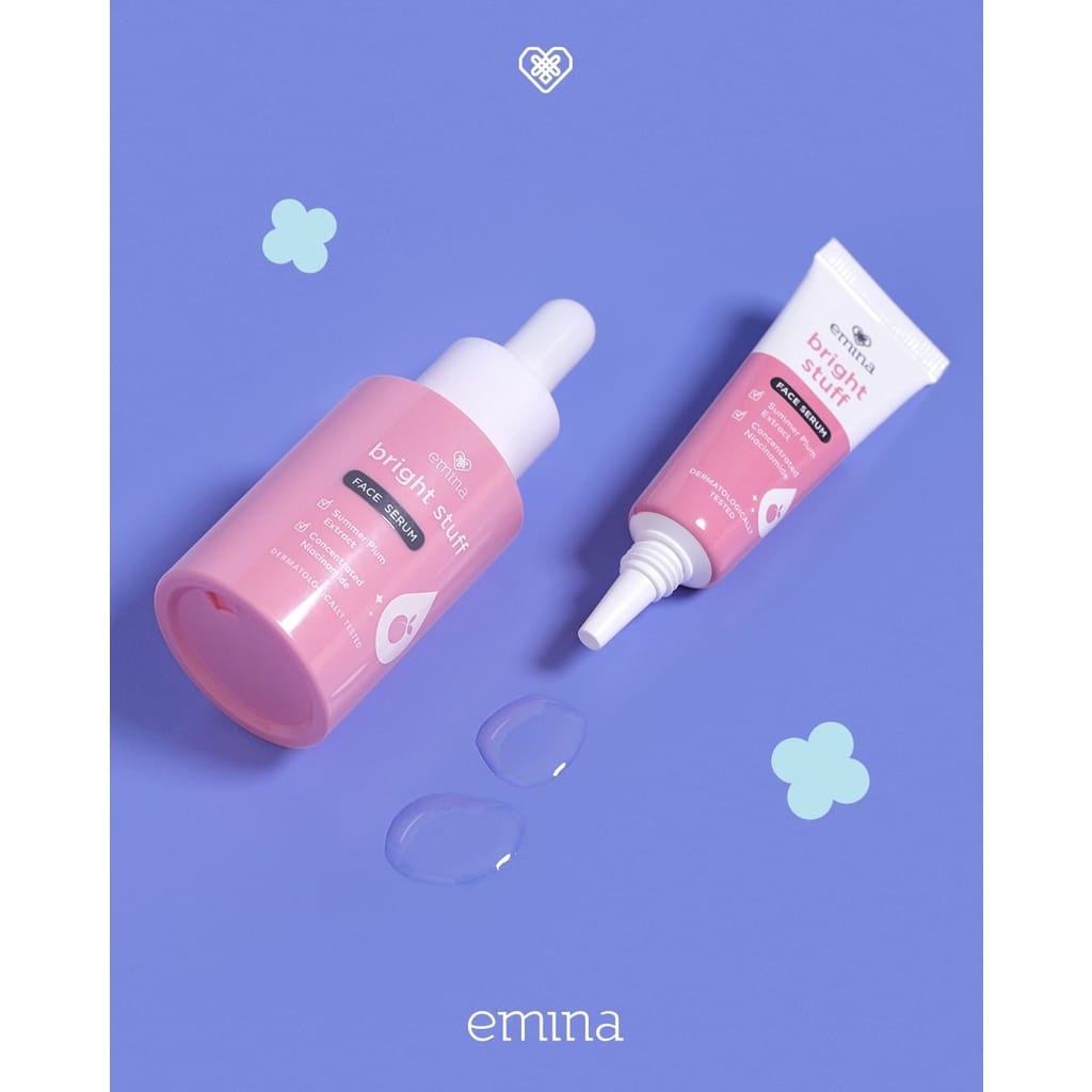 ✿ELYSABETHME✿ ˜”*°• emina •°*”˜. Emina Bright Stuff Serum 7.5ml pencerah wajah memutihkan